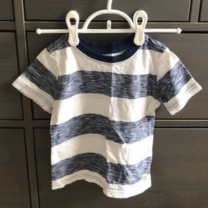 Blue Stripe Toddler Boy Tee